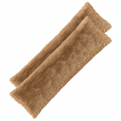 Cushion Cover 2 pcs HEERLEN Taupe 40 x 145 cm PV Fleece