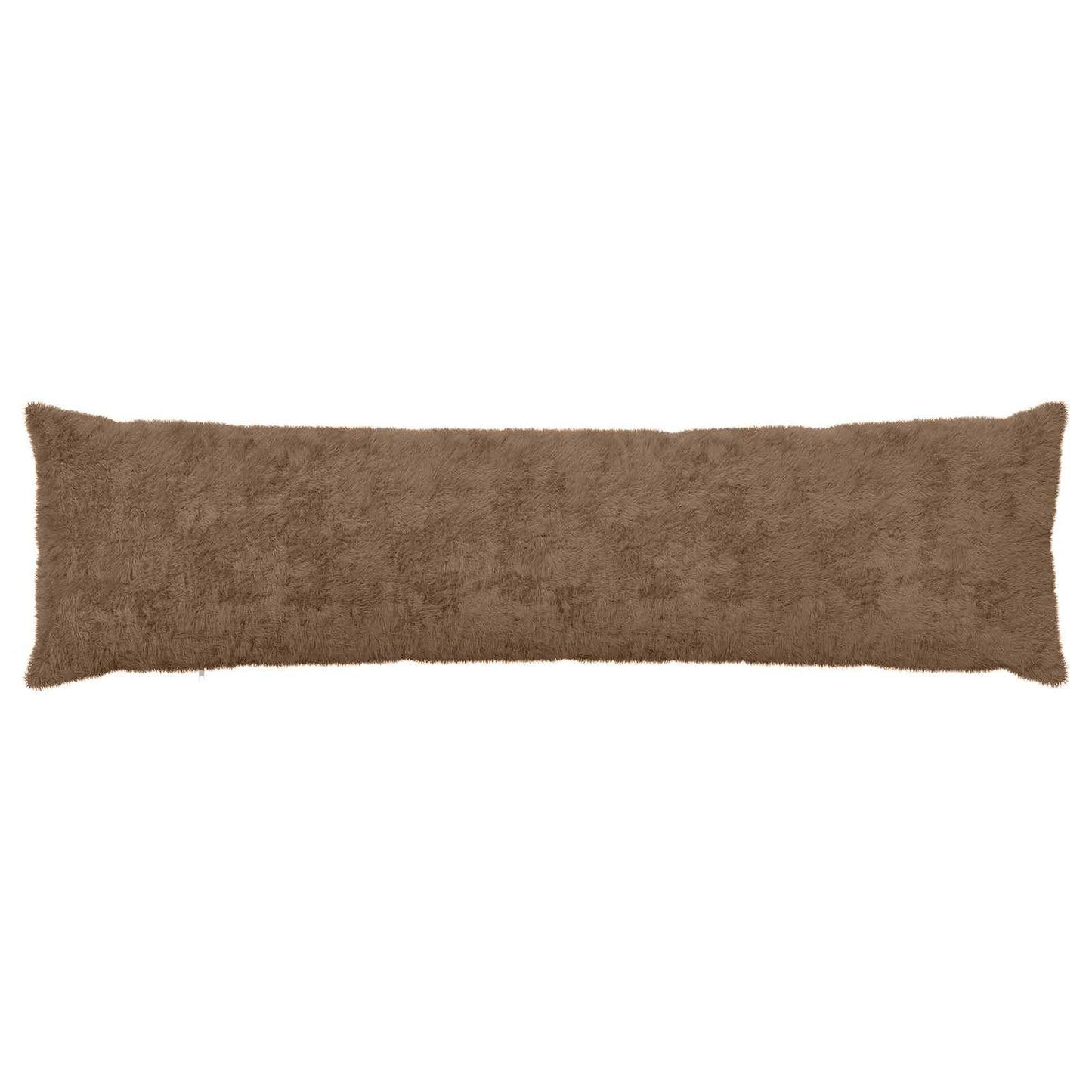 Cushion Cover HEERLEN Light Brown 40 x 145 cm Faux Rabbit Fur