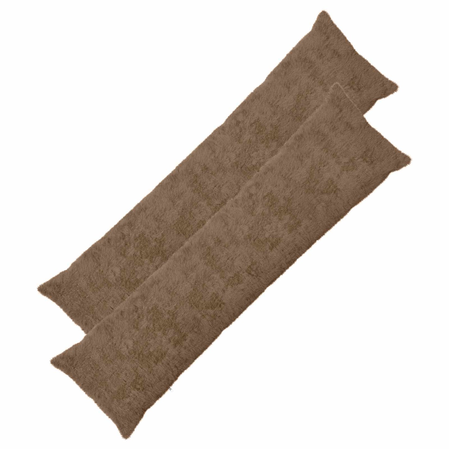 Cushion Cover 2 pcs HEERLEN Light Brown 40 x 145 cm