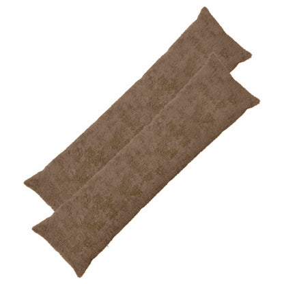 Cushion Cover 2 pcs HEERLEN Light Brown 40 x 145 cm