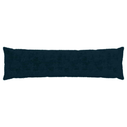Cushion Cover HEERLEN Navy Blue 40 x 145 cm Faux Rabbit Fur