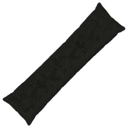 Cushion Cover HEERLEN Black 40 x 145 cm Faux Rabbit Fur