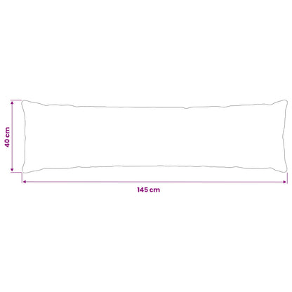 Cushion Cover 2 pcs HEERLEN Black 40 x 145 cm Faux Rabbit Fur