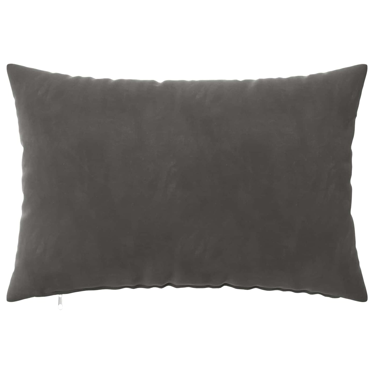 Cushion Cover 6 pcs HEERLEN Dark Grey 40 x 60 cm Velvet