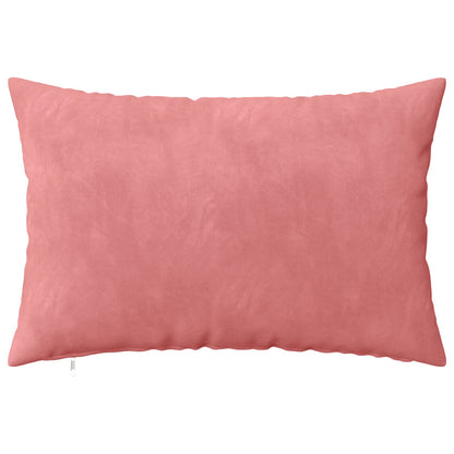 Cushion Cover 6 pcs HEERLEN Pink 40 x 60 cm Velvet