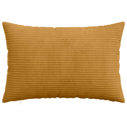 Cushion Cover 6 pcs HEERLEN Yellow 40 x 60 cm Corduroy
