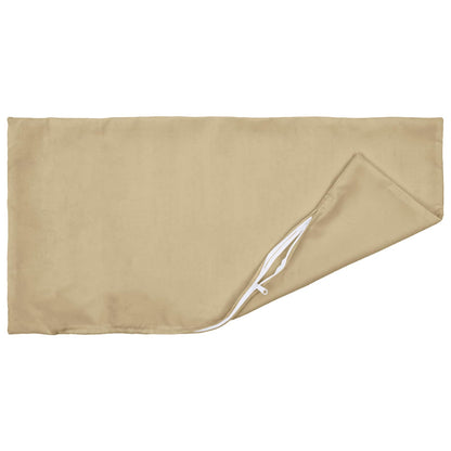 Cushion Cover 2 pcs HEERLEN Beige 40 x 60 cm Polyester