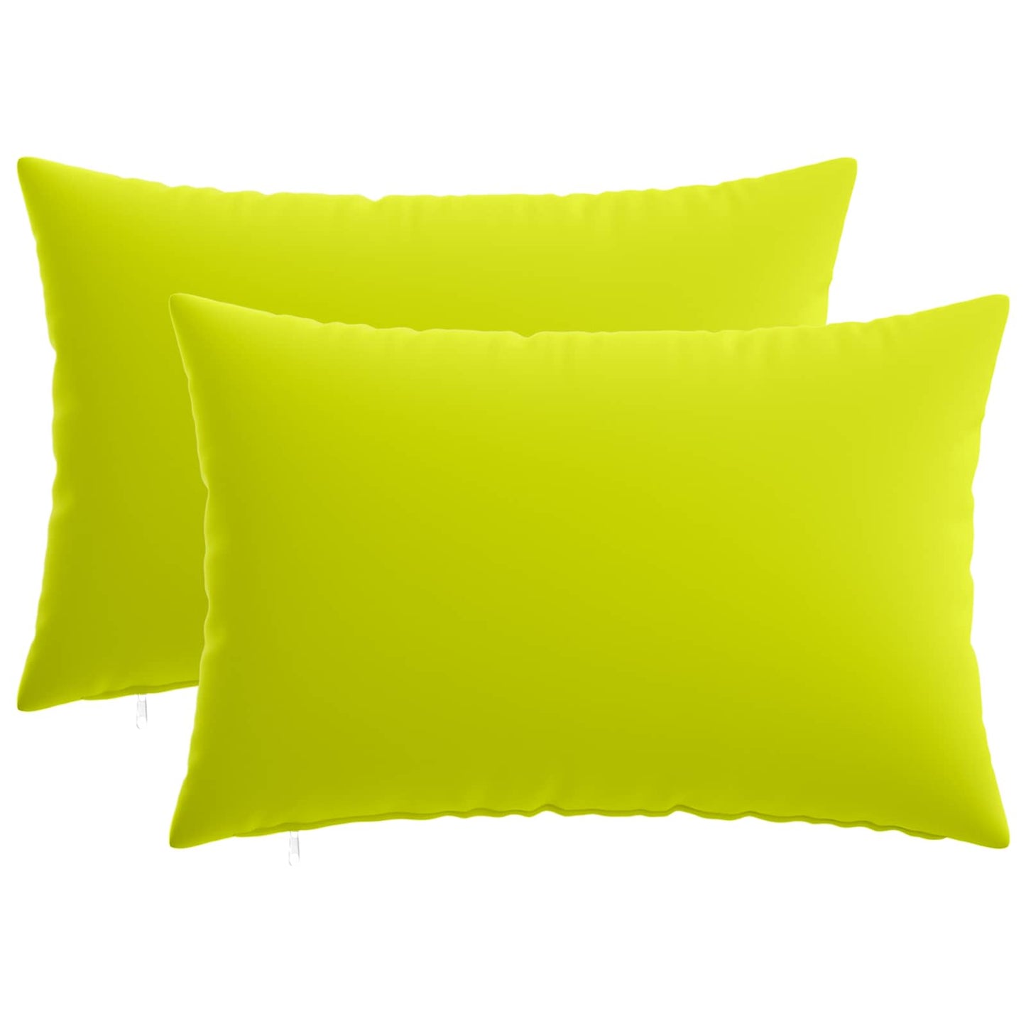 Cushion Cover 2 pcs HEERLEN Bright Green 40 x 60 cm Polyester