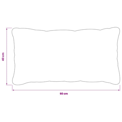 Cushion Cover 6 pcs HEERLEN Cream 40 x 60 cm Polyester