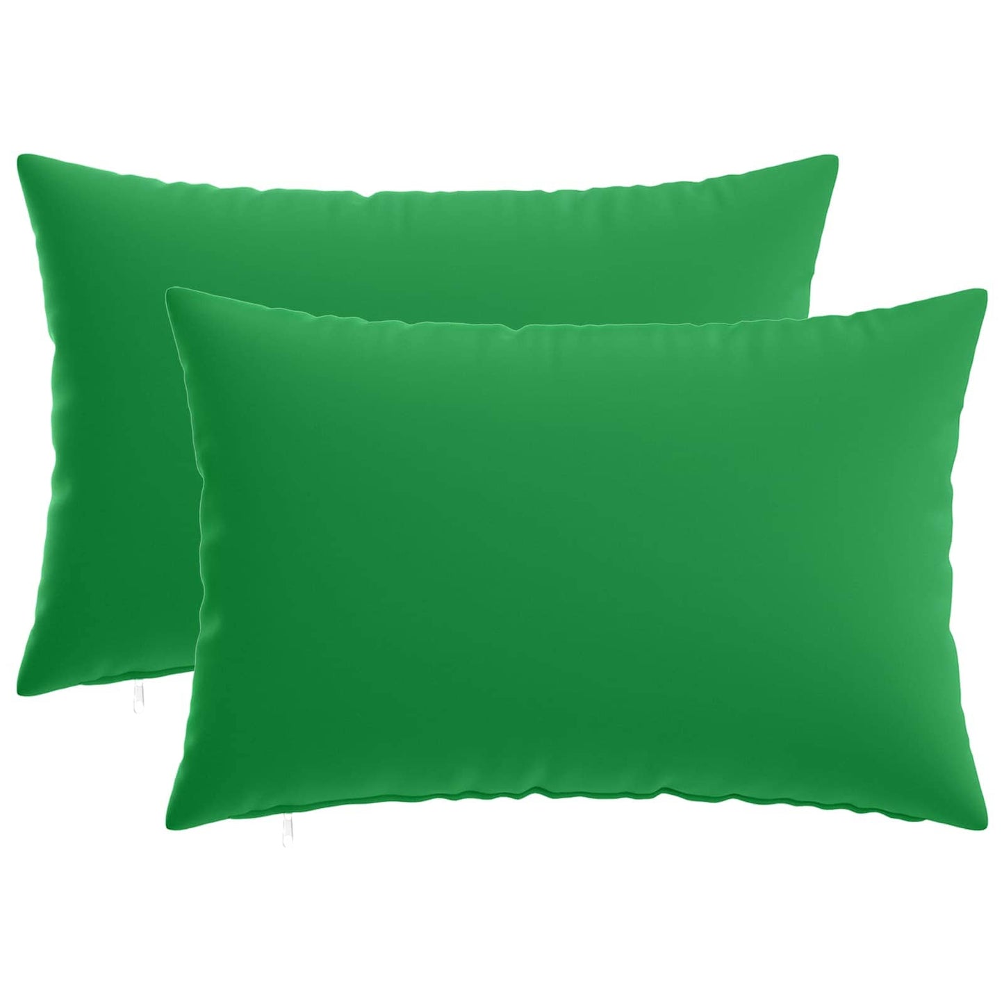 Cushion Cover 2 pcs HEERLEN Green 40 x 60 cm Polyester