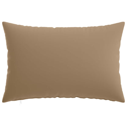 Cushion Cover 2 pcs HEERLEN Taupe 40 x 60 cm Polyester