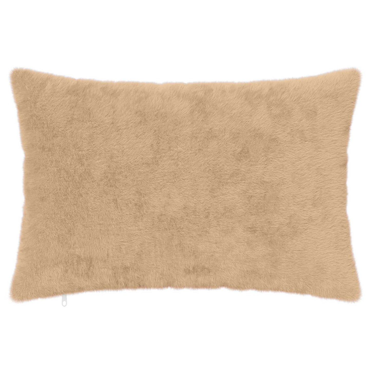Cushion Cover 6 pcs HEERLEN Cream 40 x 60 cm Faux Rabbit Fur
