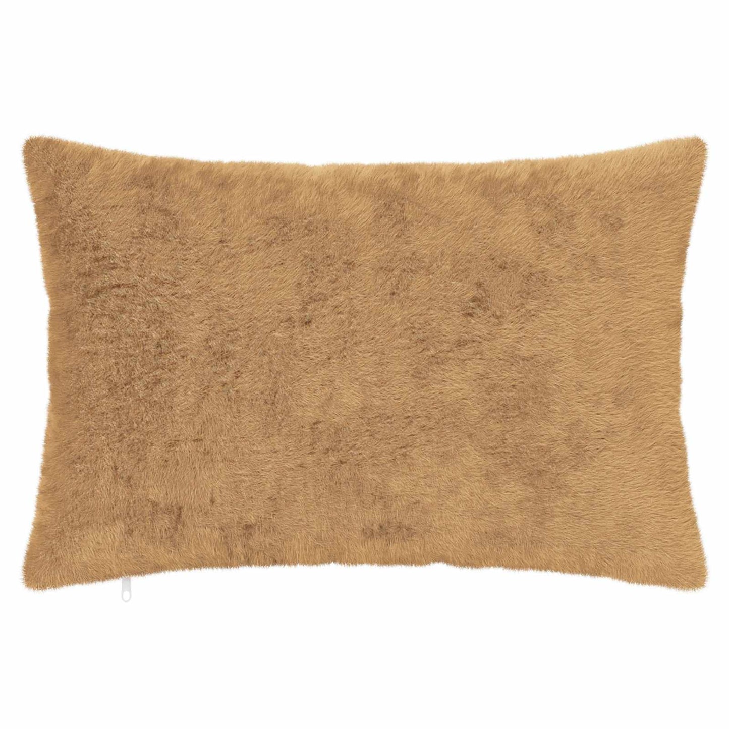 Cushion Cover 2 pcs HEERLEN Taupe 40 x 60 cm Faux Rabbit Fur