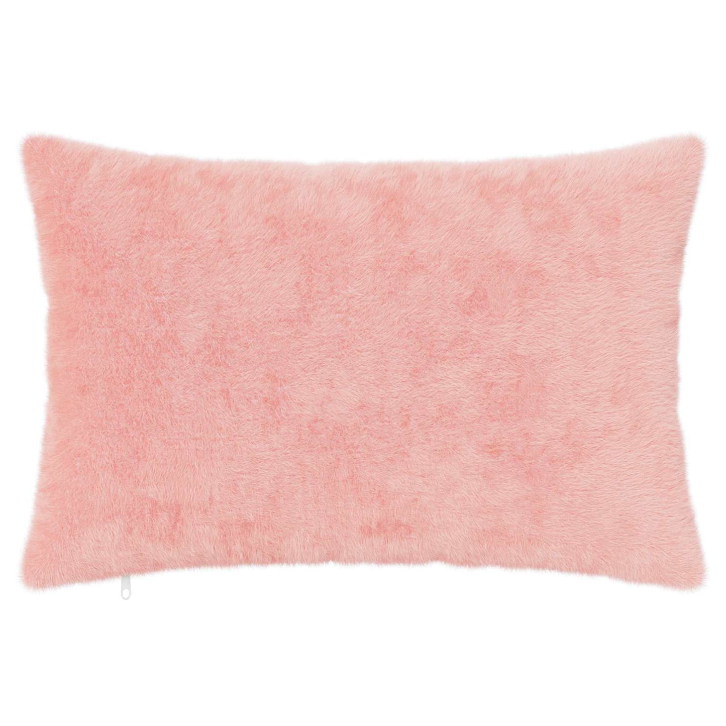 Cushion Cover 6 pcs HEERLEN Pink 40 x 60 cm Faux Rabbit Fur