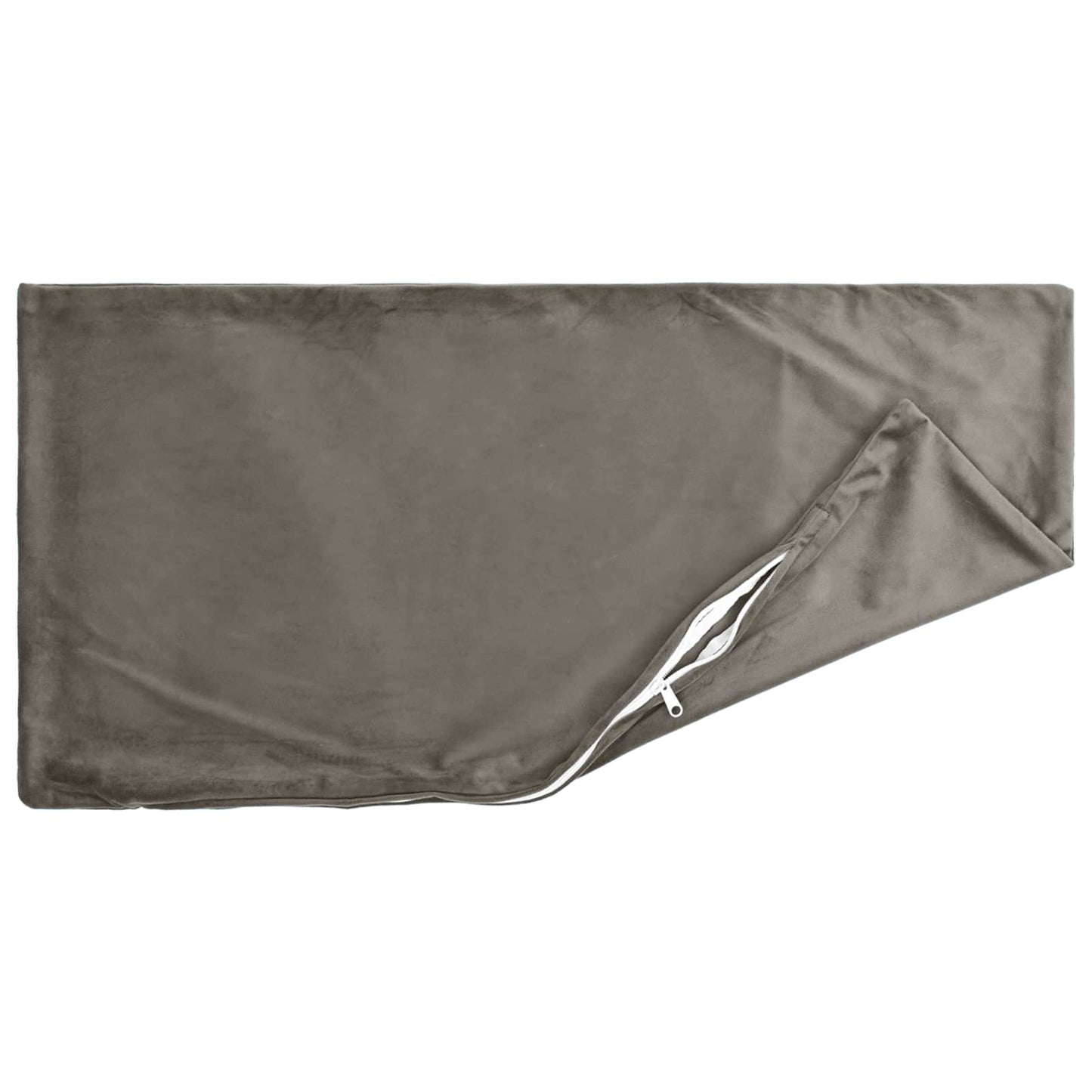 Cushion Cover 6 pcs HEERLEN Light Grey 40 x 70 cm Velvet