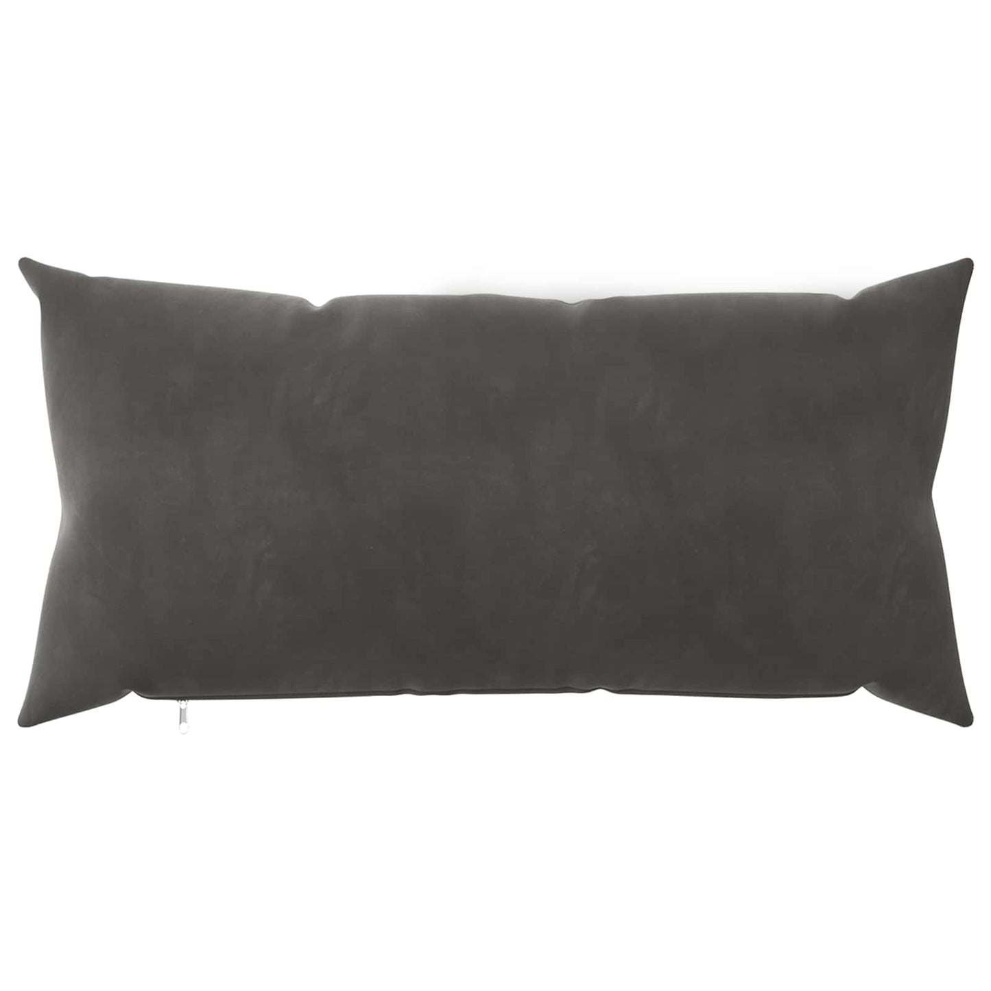 Cushion Cover 2 pcs HEERLEN Dark Grey 40 x 70 cm Velvet