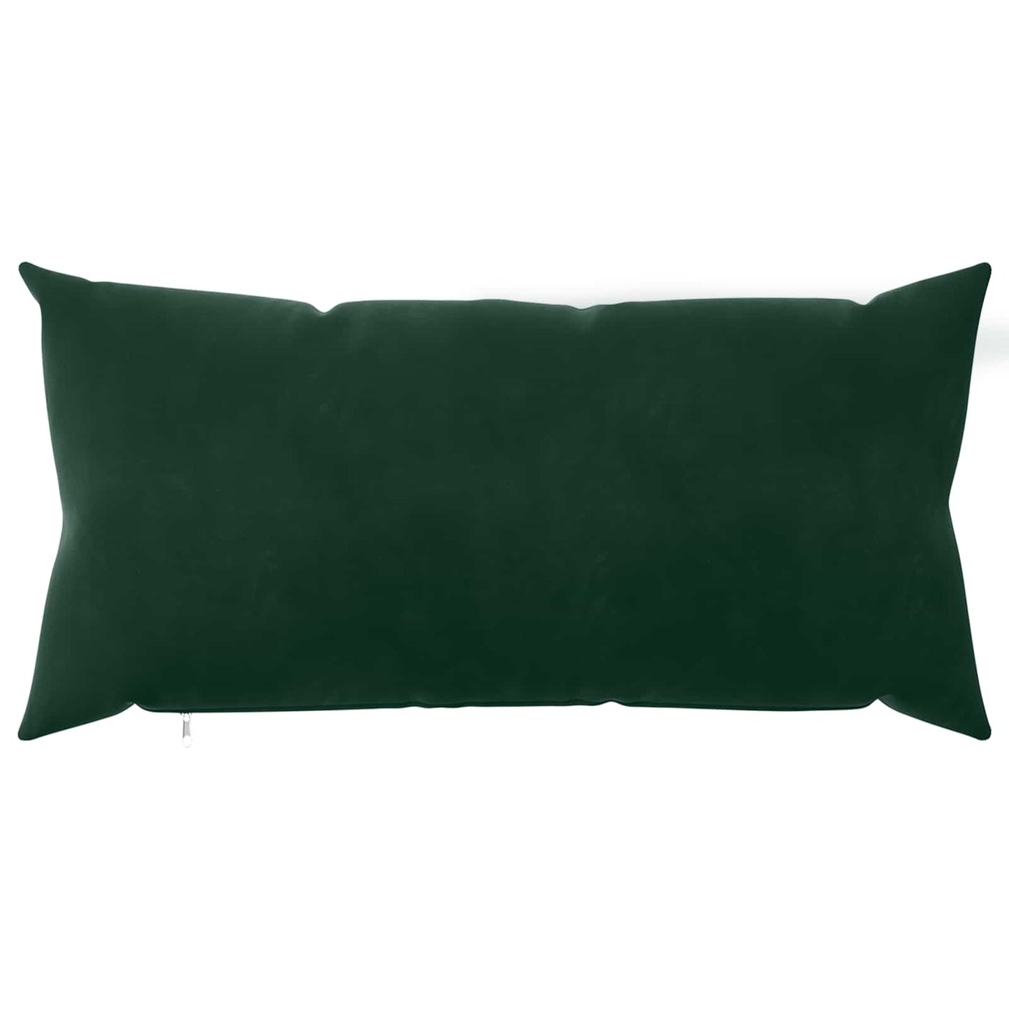 Cushion Cover 6 pcs HEERLEN Dark Green 40 x 70 cm Velvet