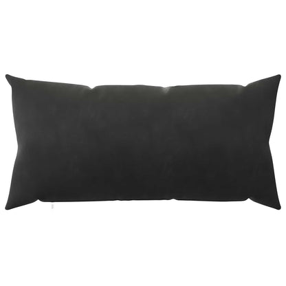 Cushion Cover 2 pcs HEERLEN Black 40 x 70 cm Velvet