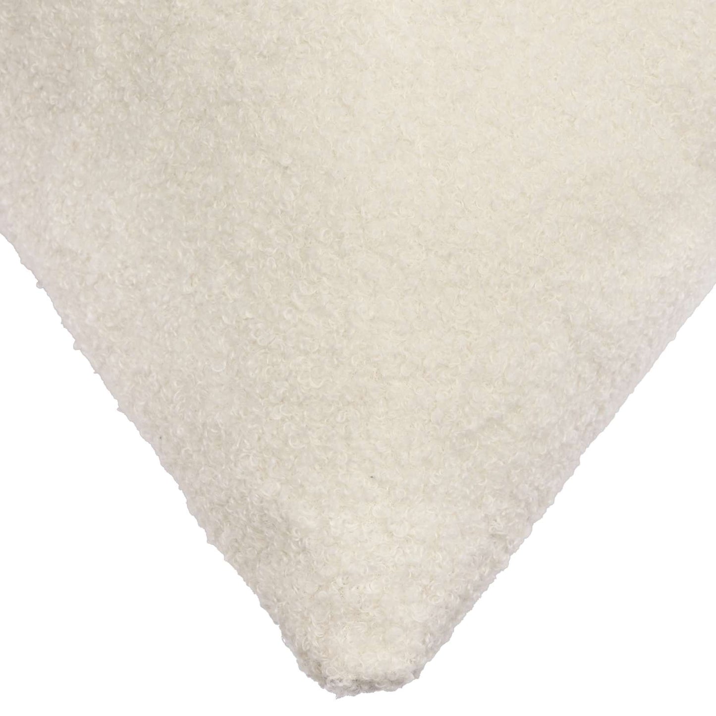 Cushion Cover 6 pcs HEERLEN Cream 40 x 70 cm Bouclé