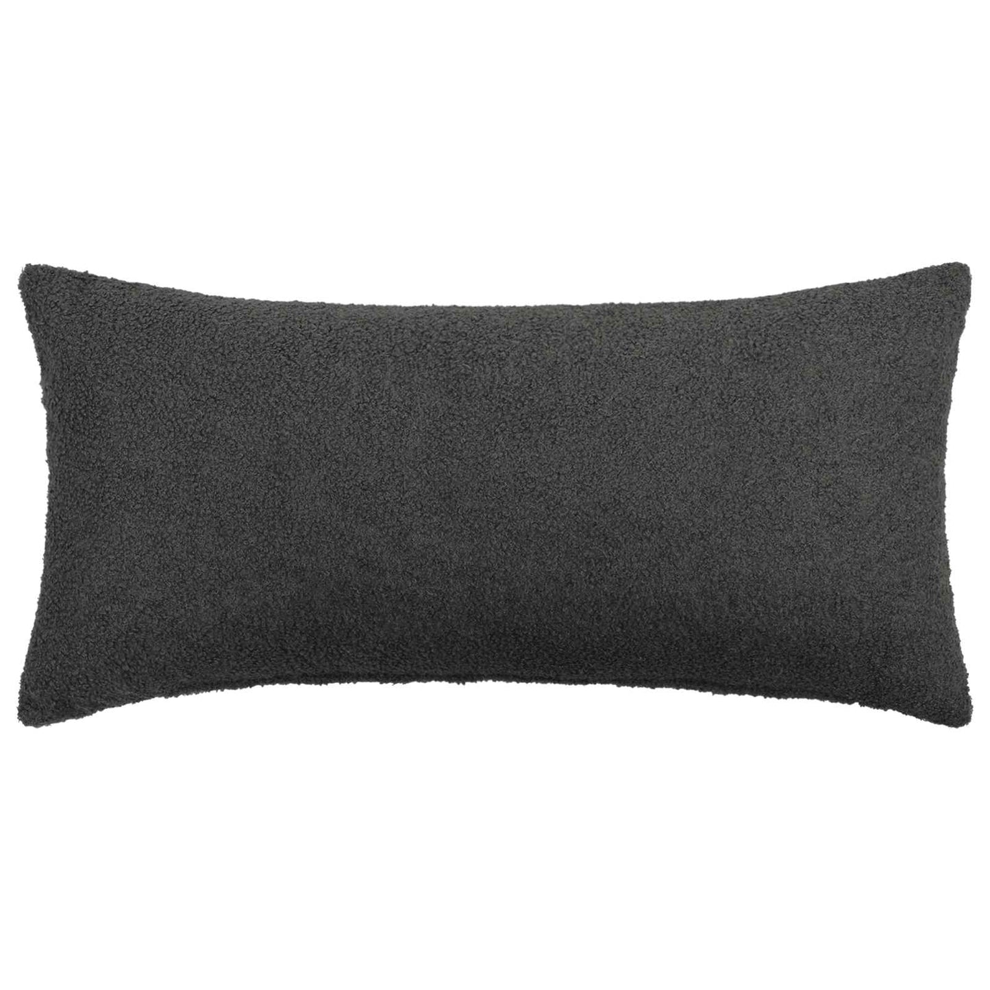 Cushion Cover 6 pcs HEERLEN Dark Grey 40 x 70 cm Bouclé