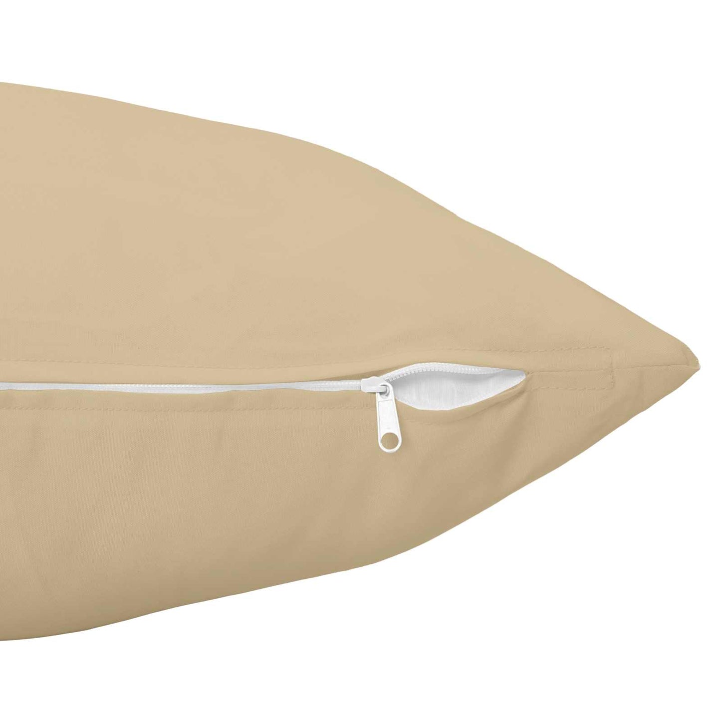 Cushion Cover 2 pcs HEERLEN Beige 40 x 70 cm Polyester
