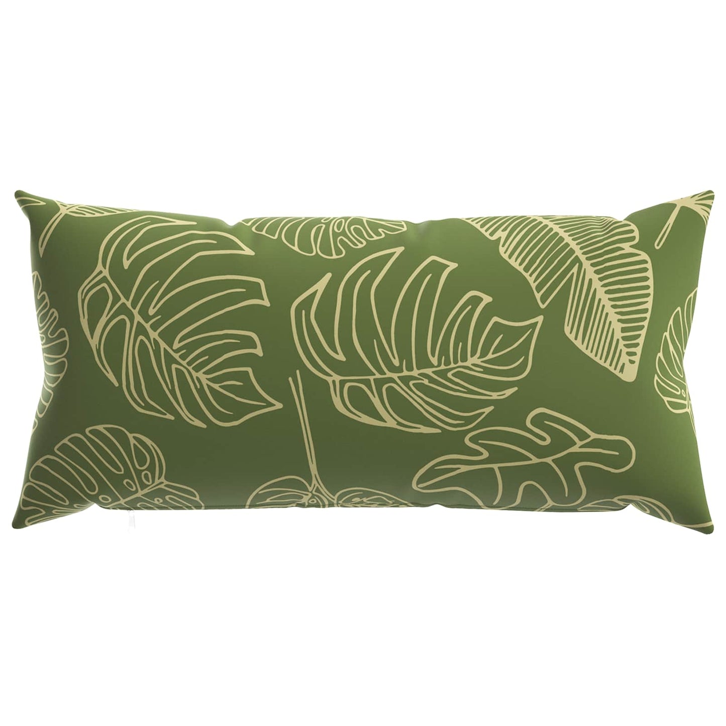 Cushion Cover 6 pcs HEERLEN Leaf Design 40 x 70 cm Polyester