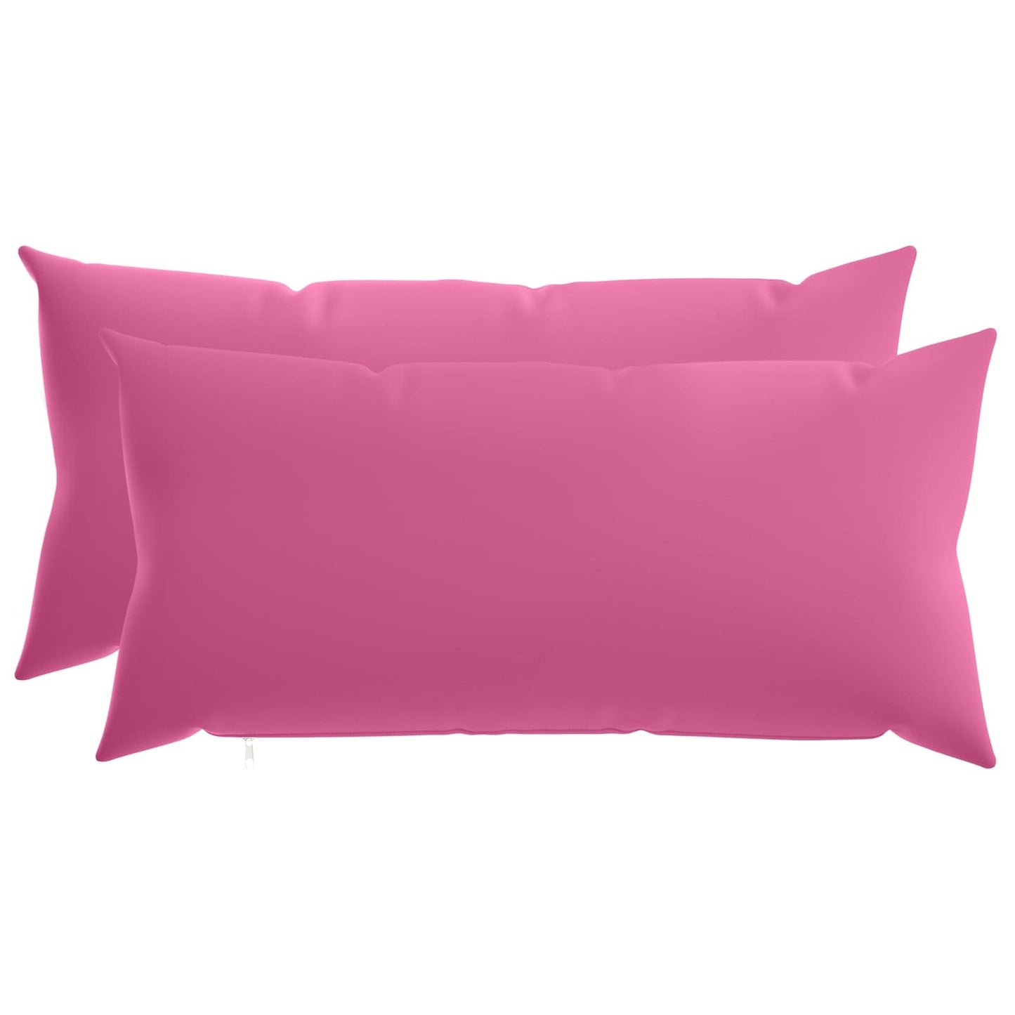 Cushion Cover 2 pcs HEERLEN Pink 40 x 70 cm Polyester