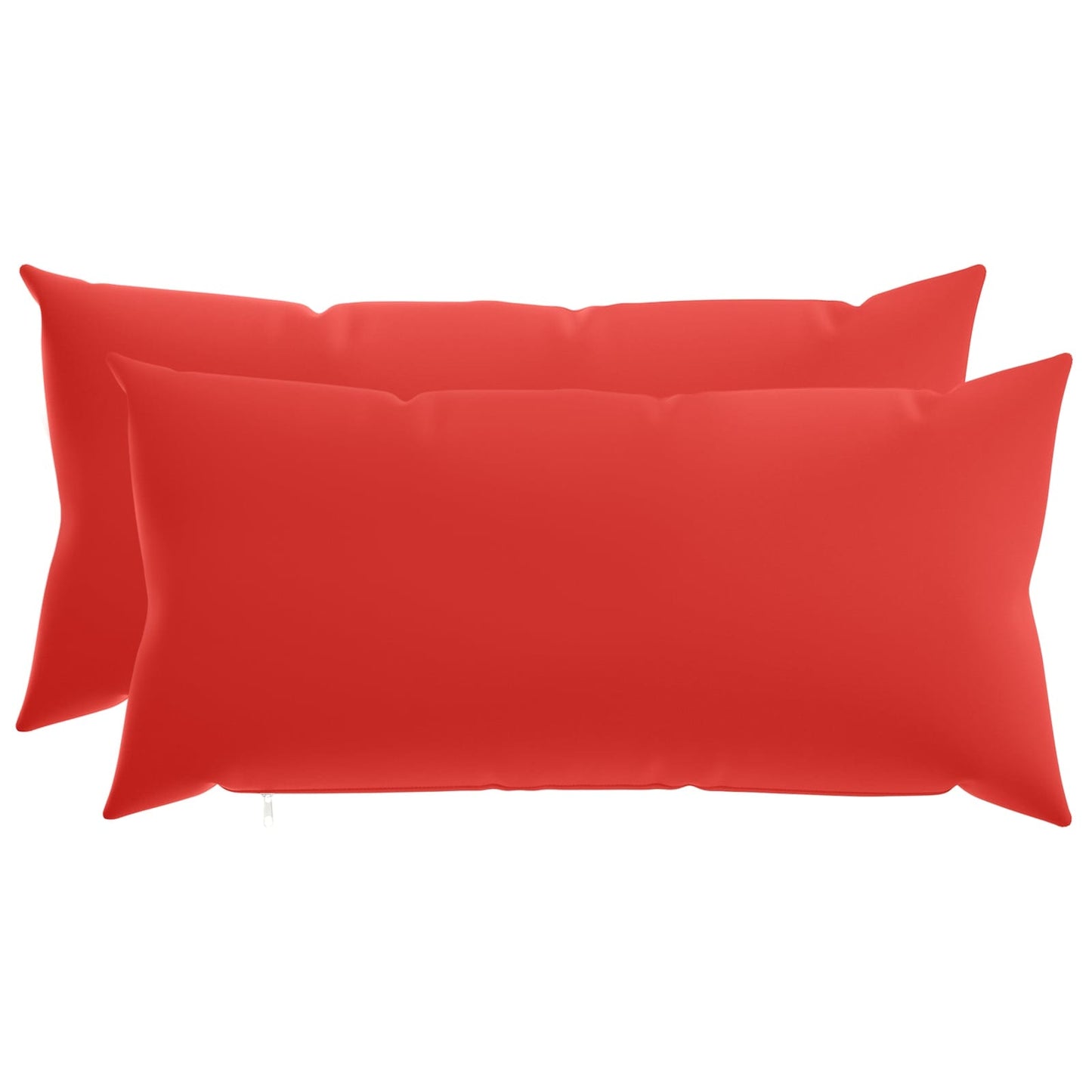 Cushion Cover 2 pcs HEERLEN Red 40 x 70 cm Polyester