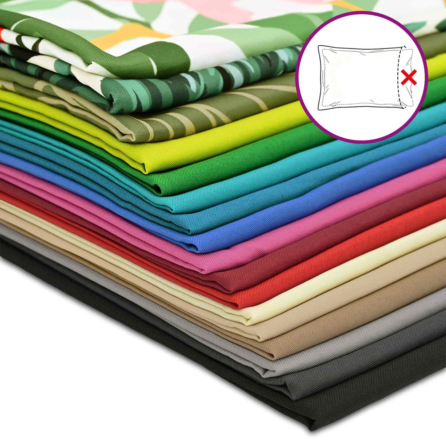Cushion Cover 6 pcs HEERLEN Wine Red 40 x 70 cm Polyester