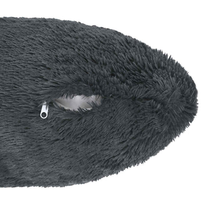 Cushion Cover 2 pcs HEERLEN Anthracite 40 x 70 cm PV Fleece