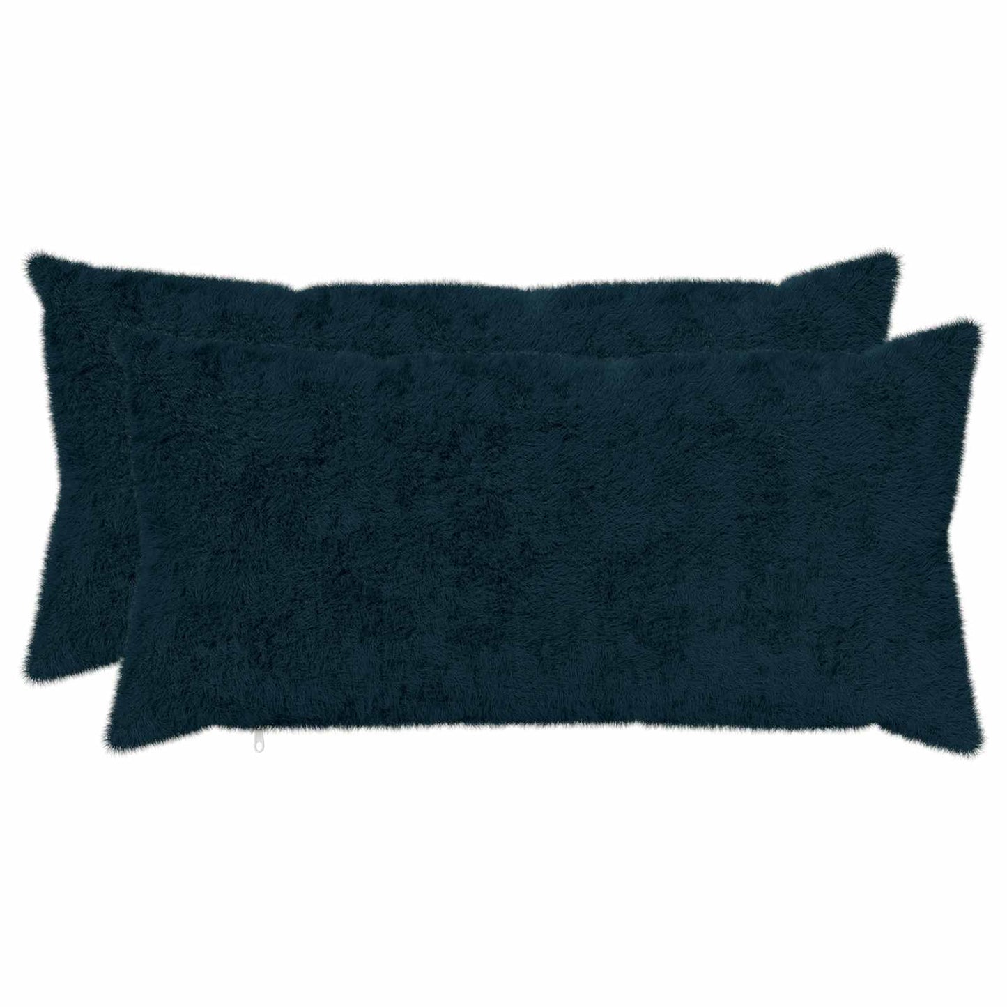 Cushion Cover 2 pcs HEERLEN Navy Blue 40 x 70 cm