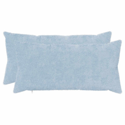 Cushion Cover 2 pcs HEERLEN Light Blue 40 x 70 cm