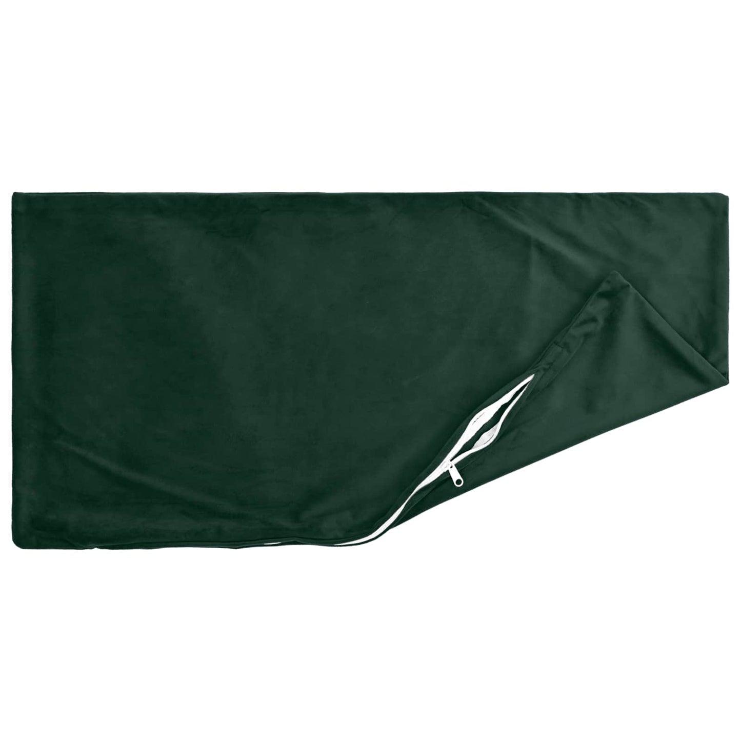 Cushion Cover 6 pcs HEERLEN Dark Green 40 x 80 cm Velvet