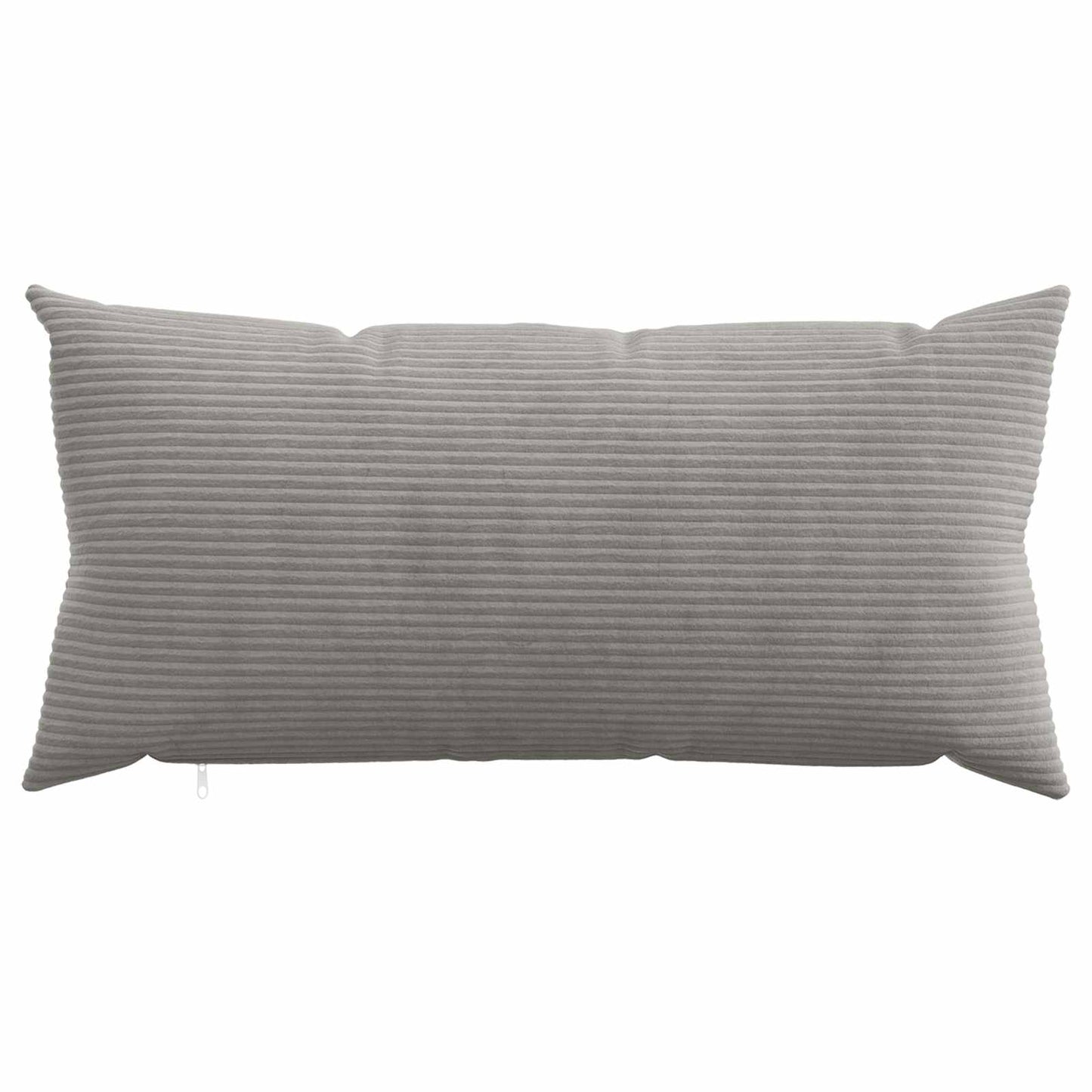 Cushion Cover 6 pcs HEERLEN Light Grey 40 x 80 cm Corduroy