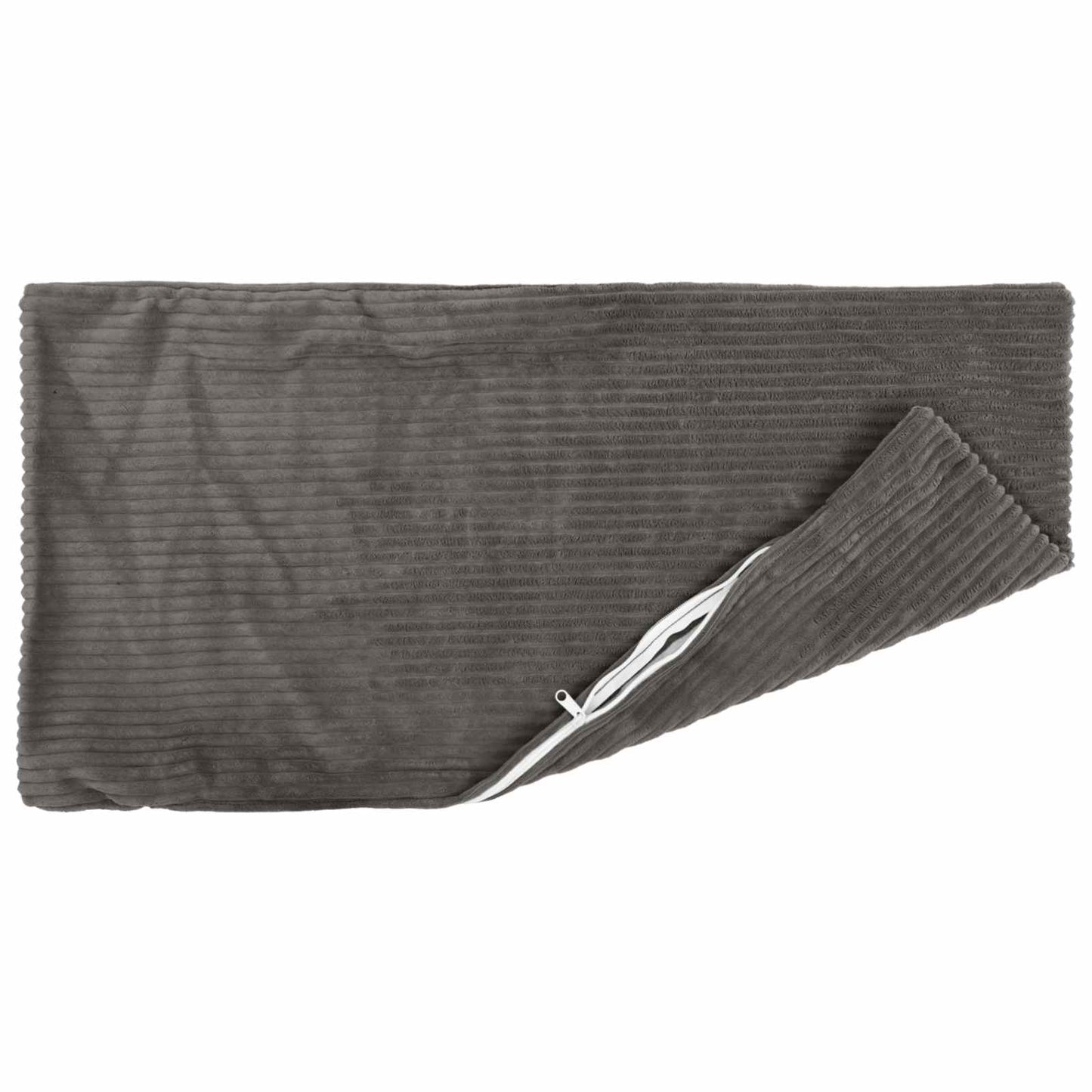 Cushion Cover 6 pcs HEERLEN Dark Grey 40 x 80 cm Corduroy