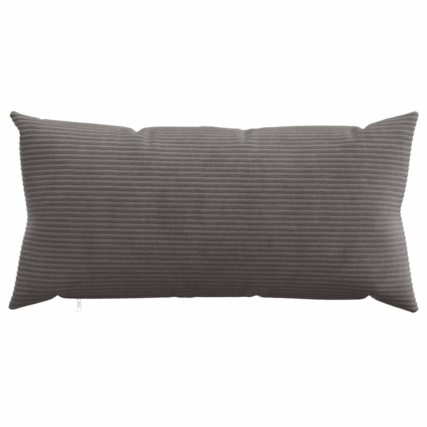 Cushion Cover 12 pcs HEERLEN Dark Grey 40 x 80 cm Corduroy
