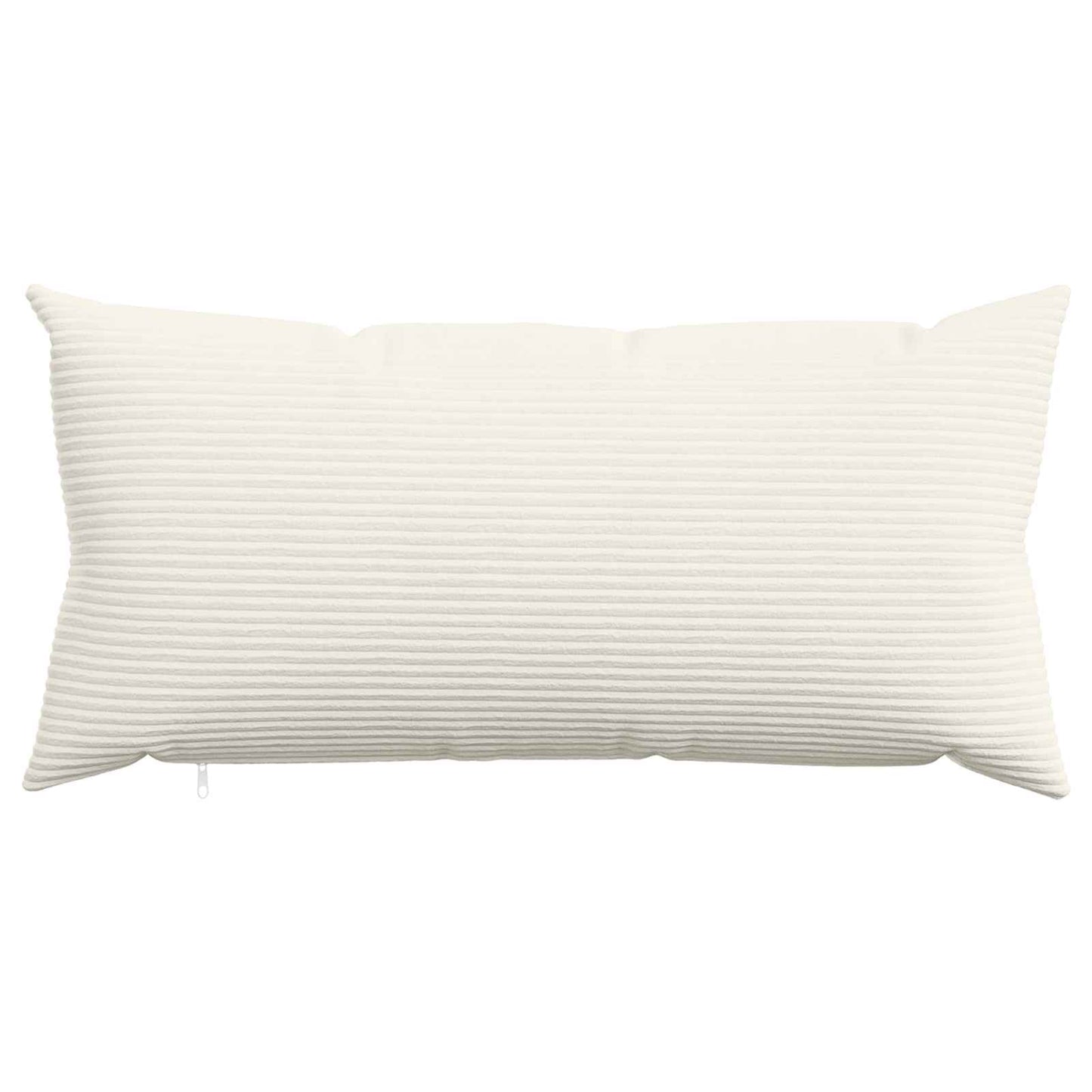 Cushion Cover 6 pcs HEERLEN Cream 40 x 80 cm Corduroy