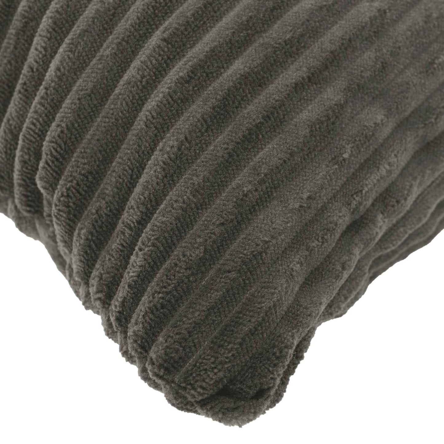 Cushion Cover 12 pcs HEERLEN Anthracite 40 x 80 cm Corduroy