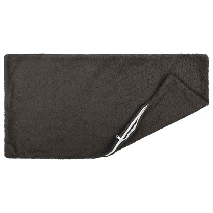 Cushion Cover 12 pcs HEERLEN Dark Grey 40 x 80 cm Bouclé