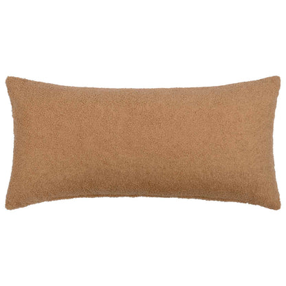 Cushion Cover 12 pcs HEERLEN Beige 40 x 80 cm Bouclé