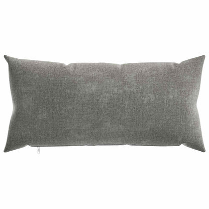 Cushion Cover 12 pcs HEERLEN Dark Grey 40 x 80 cm