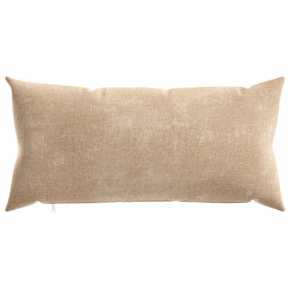 Cushion Cover 12 pcs HEERLEN Taupe 40 x 80 cm Chenille Fabric