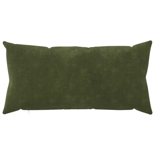 Cushion Cover 12 pcs HEERLEN Green 40 x 80 cm Microfiber Fleece