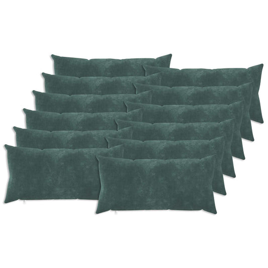 Cushion Cover 12 pcs HEERLEN Sea Blue 40 x 80 cm