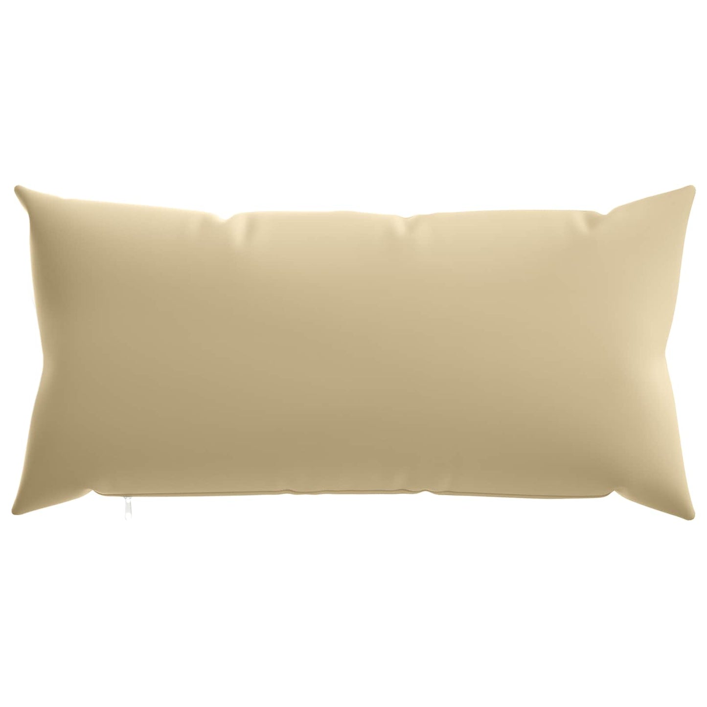 Cushion Cover 2 pcs HEERLEN Beige 40 x 80 cm Polyester