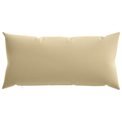 Cushion Cover 12 pcs HEERLEN Beige 40 x 80 cm Polyester