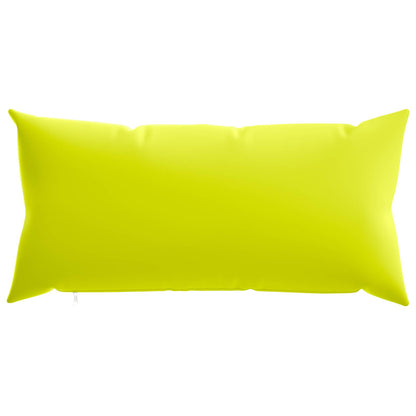 Cushion Cover 2 pcs HEERLEN Bright Green 40 x 80 cm Polyester