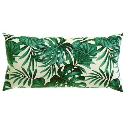 Cushion Cover 6 pcs HEERLEN Leaf Pattern 40 x 80 cm Polyester