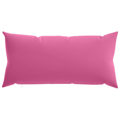 Cushion Cover 6 pcs HEERLEN Pink 40 x 80 cm Polyester