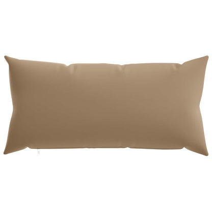 Cushion Cover 6 pcs HEERLEN Taupe 40 x 80 cm Polyester